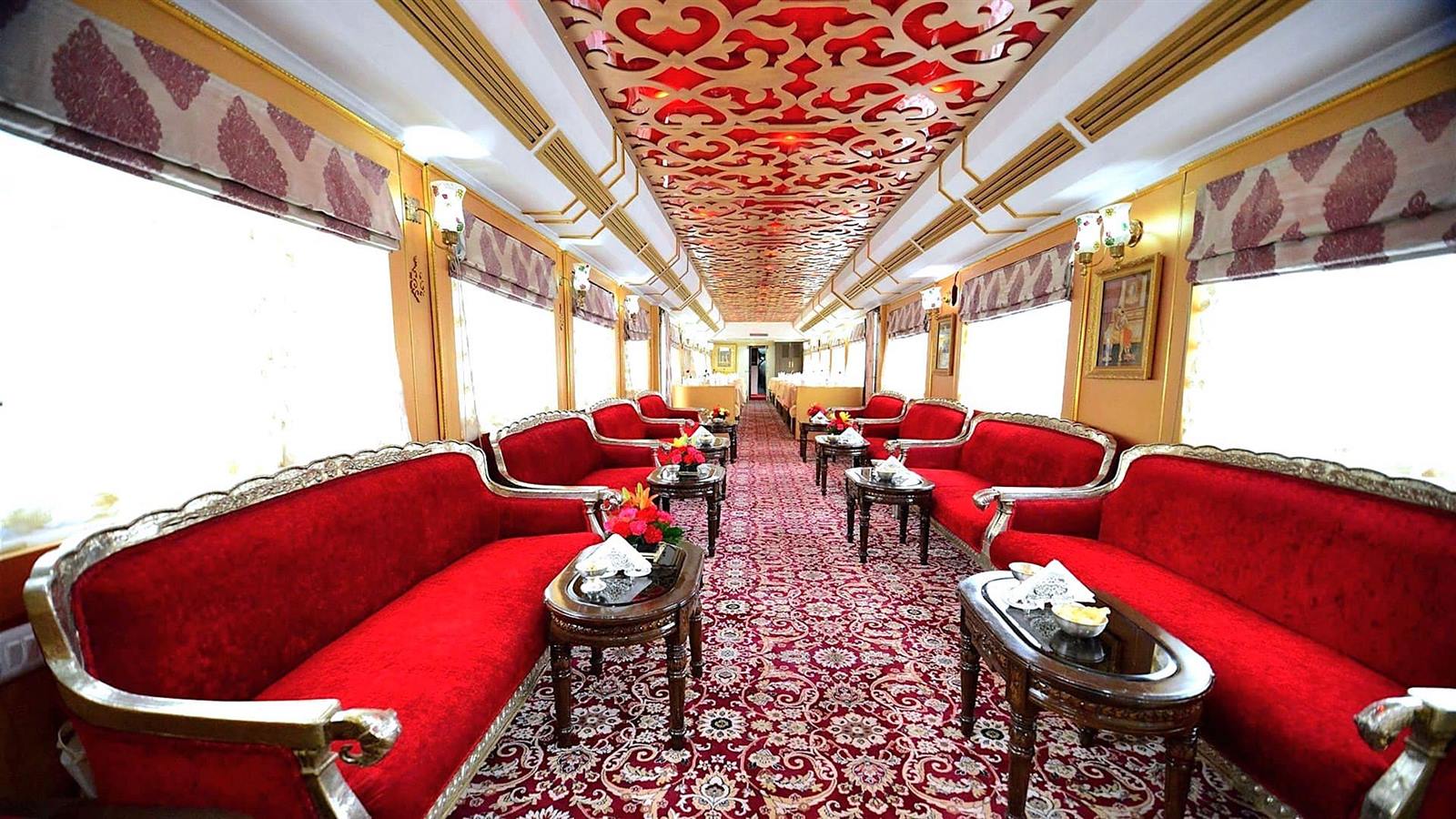 Luxury hospitality lounge interior